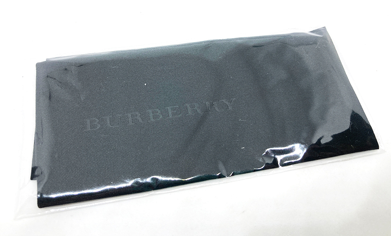 値下 未使用 Burberry バーバリー セリート メガネ拭き 1枚 黒 ブラック BU1