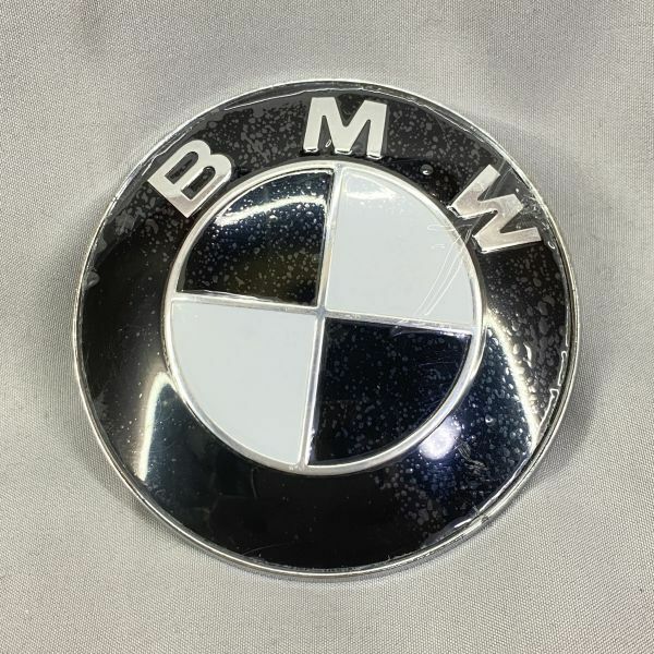 BMW純正 BMW エンブレム 単体 ノーマル 直径約73ｍｍ 5114-8132375 未使用　フィルム付き エンブレム【124-1】