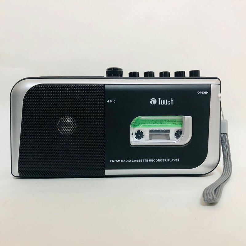 【美品】TOUCH EC-RC101ラジオ カセットテープ ラジカセ AM FM