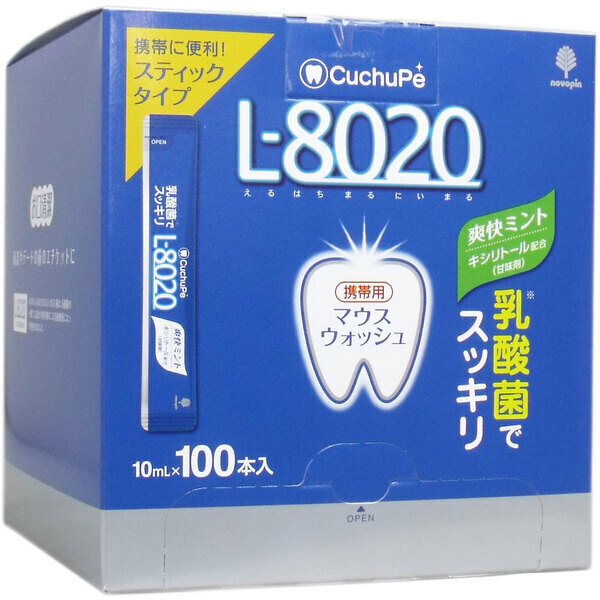 クチュッペ Ｌ-８０２０ マウスウォッシュ 爽快ミント スティックタイプ １００本入