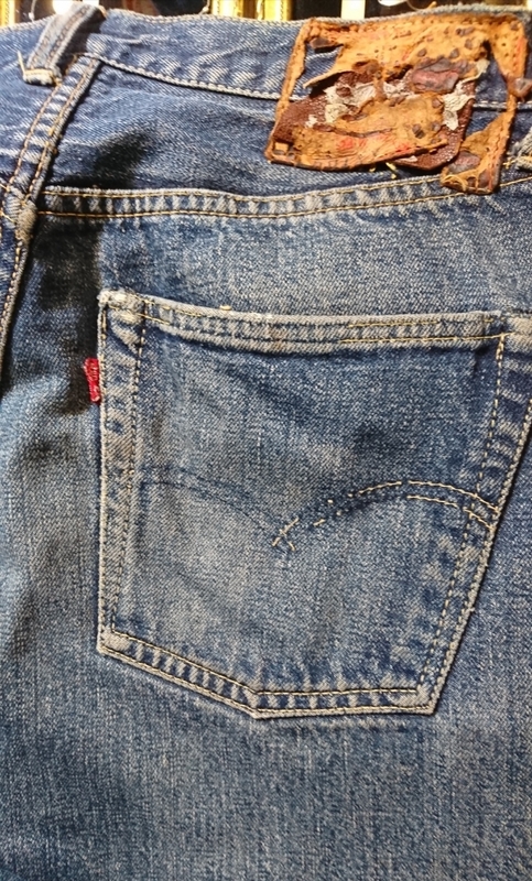 levi's 501 XX leather patch 50s vintage リーバイス ヴィンテージ レザーパッチ