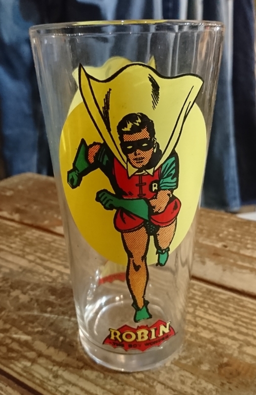 Robin pepsi super series glass 1976 dc comics collection ペプシ スーパーシリーズ ロビン