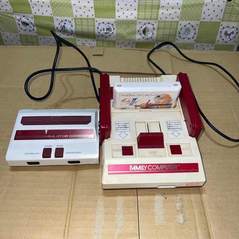 【D1】ファミコン ファミリーコンピュータ FAMILY COMPUTER HVC-001 Nintendo【動作未確認】【80s】