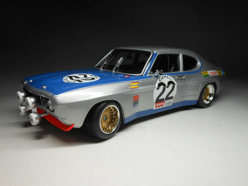 ミニチャンプス 1/18 …フォード・カプリ RS 2600…＃22 D.グレムザー / A.ソーラーロイグ …Winner 24H スパ　1971