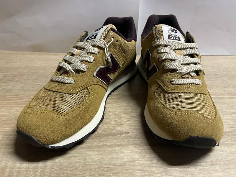 未使用 ニューバランス ML574BF2 D ブラウン 25cm new balance