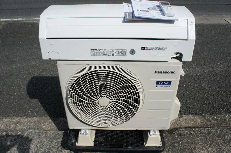 80■Panasonic CS-J223D-W 2023年 Eolia（エオリア）Jシリーズ クリスタルホワイト [おもに6畳用 /100V]