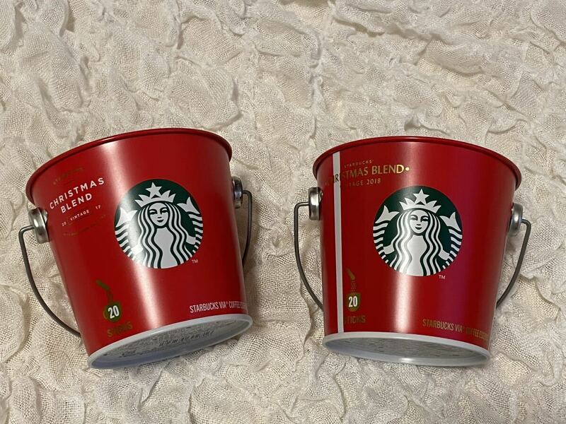 STARBUCKS スターバックス クリスマス 缶2個セット