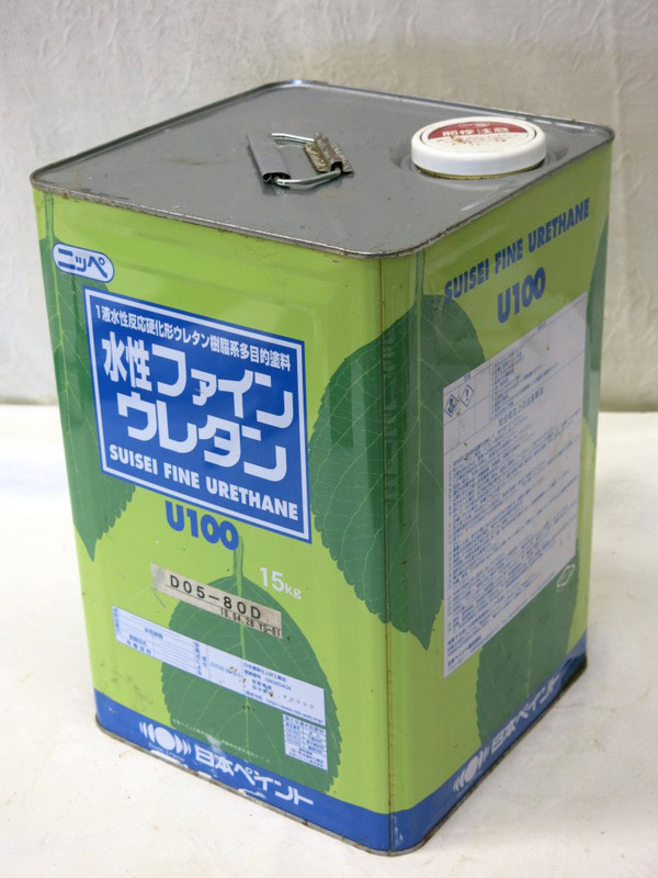 03K319 日本ペイント ニッペ [水性ファインウレタン] 15kg 缶 長期保管品 未開封 現状 保証なし 売り切り