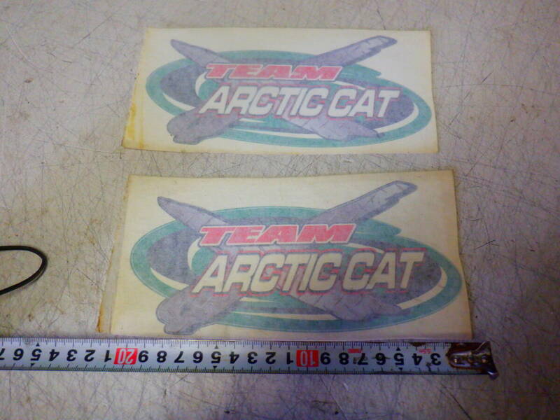 TEAM Arctic Cat ステッカー　デカール　2枚セット　送料290円