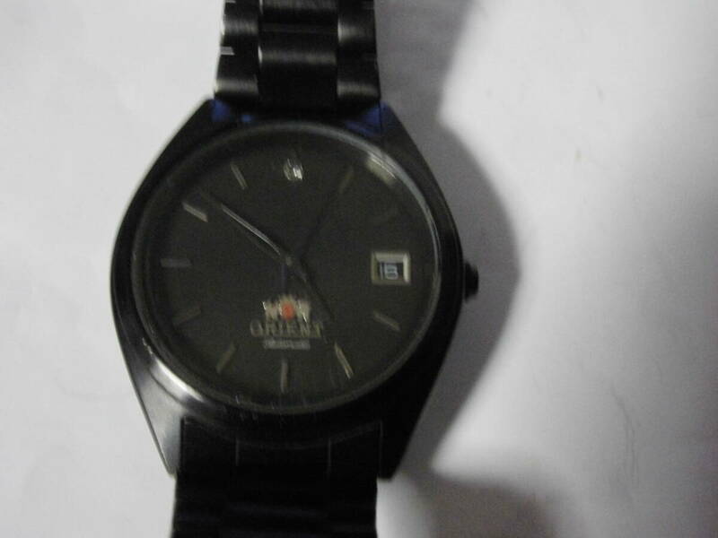 オリエント 　メンズ腕時計　 ER1M-D0 自動巻き デイト ブラック ORIENT 　稼働品