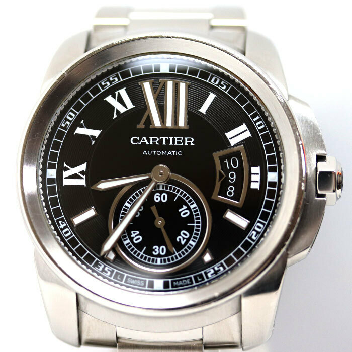 CARTIER カルティエ カリブル ドゥ カルティエ 腕時計 自動巻き W7100015 メンズ 中古
