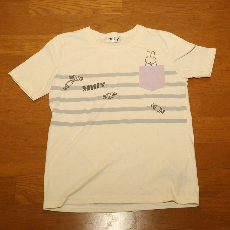 ◆ レディースTシャツ ◆ 半袖Tシャツ ◆ レディース ◆ Mサイズ ◆ miffy ◆ 白 ◆