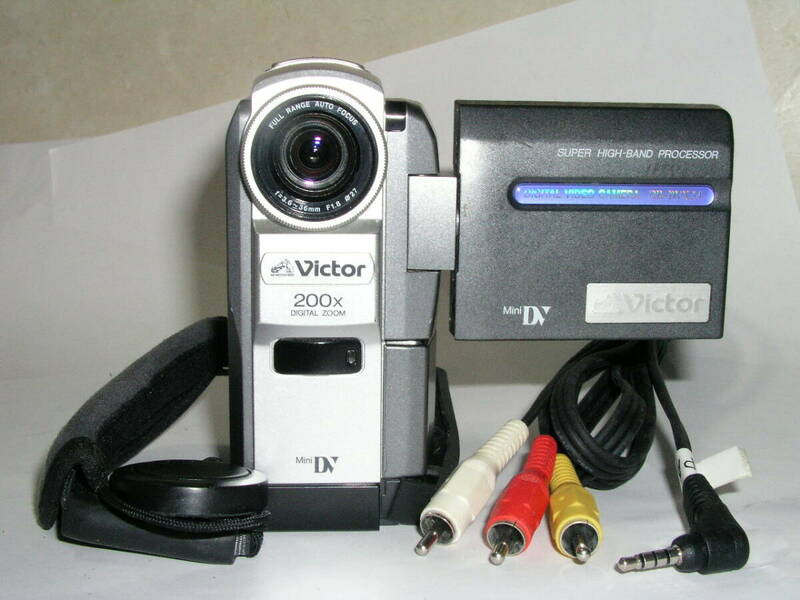 5878●● Victor GR-DVX34K（GR-DVX6K のジャパネットたかたモデルらしい）MiniDVテープ式ビデオカメラ ●67