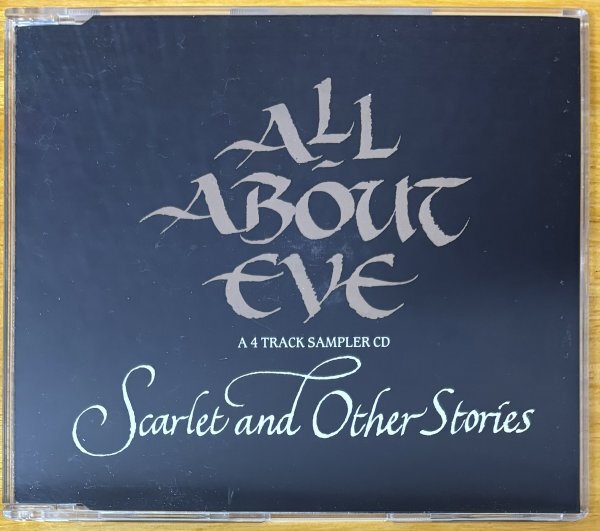 ◎ALL ABOUT EVE / Scarlet And Other Stories ( Dream Now/Scarlet/December ) ※英国盤4曲入Promo CD【 MERCURY AAECD1 】1989年リリース