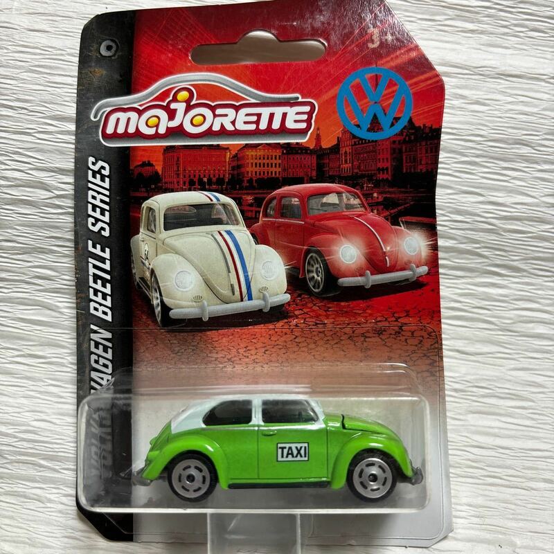 未使用 海外限定 majoRETTE Volkswagen Beetle taxi フォルクスワーゲン ビートル タクシー コレクション マジョレット ミニカー レア