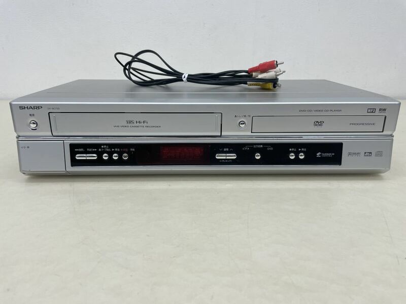 SHARP シャープ ビデオ一体型DVDプレーヤー DV-NC750 2005年製 ビデオ VHS DVD CD 映像機器 電化製品 動作未確認 ジャンク品