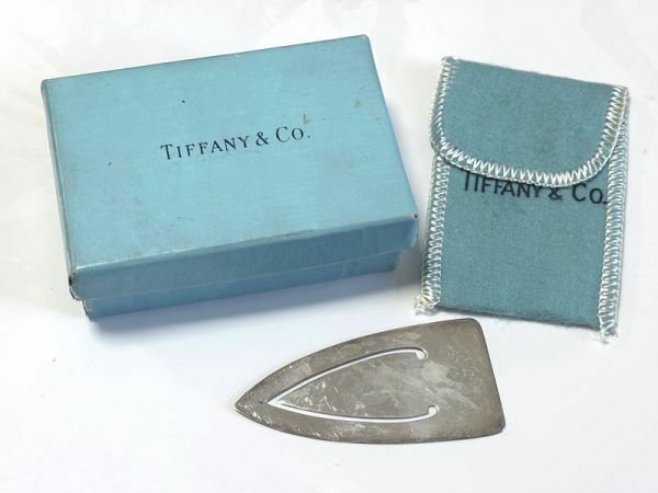 ティファニー マネークリップ STERLING 刻印 Tiffany & Co. ブックマーク 札ばさみ 札入れ 銀製 シルバー