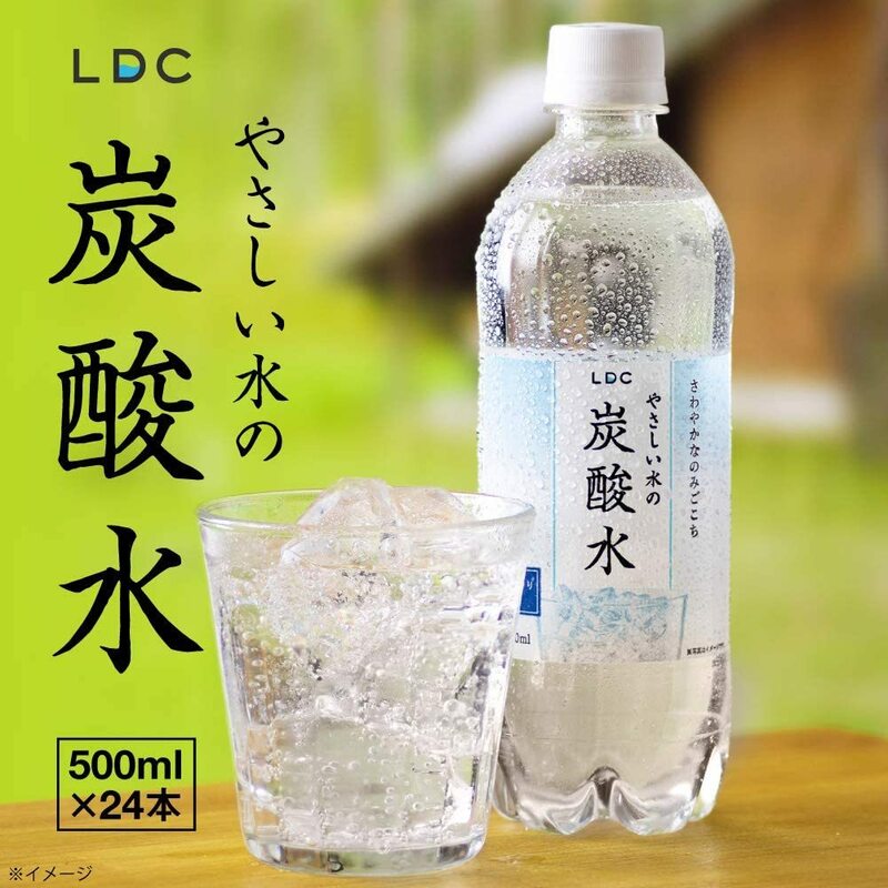 【24本】 炭酸水 500ml やさしい水の炭酸水