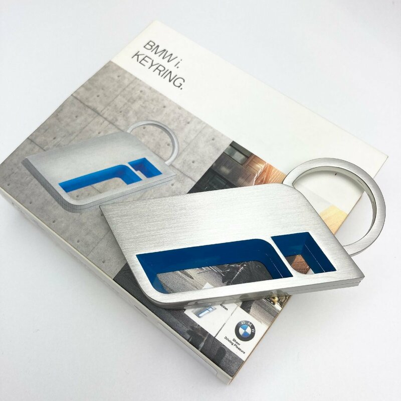 rm) BMW i KEYRING キーリング キーホルダー キーチャーム LIFESTYLE COLLECTION ※ 中古 箱付