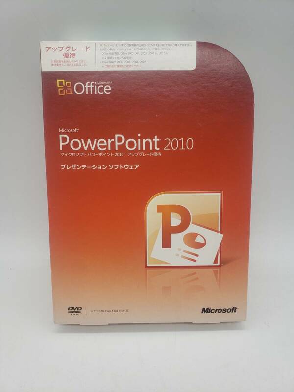 Microsoft Office Power Point 2010版 　日本語　製品品　2台認証　　中古　