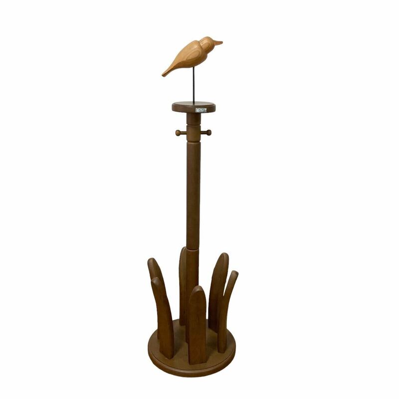 四国工芸　森のサーカス　スリッパラック　ハンガーラック 木製 小鳥