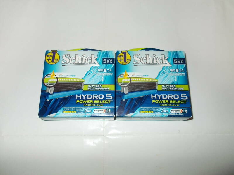 ●Schick HYDRO 5 POWER SELECT/シック ハイドロ 5 パワーセレクト替刃 16個(8個入×2パック)●