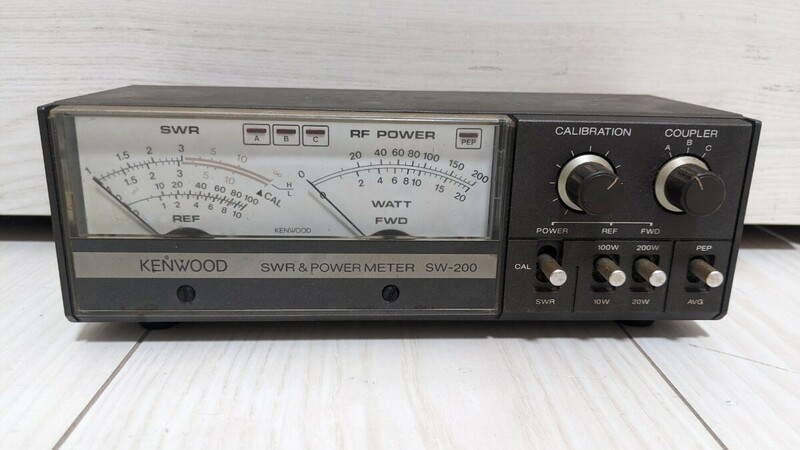 KENWOOD SW-200 SWR & POWER METER パワーメーター 無線機 アマチュア無線 