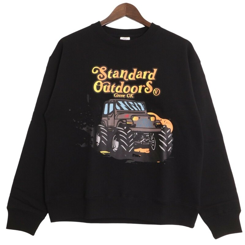 未使用品 STANDARD OUTDOORS / OUTDOOR CAR SWEAT スタンダードアウトドアーズ スウェット トップス トレーナー 表記サイズＭ