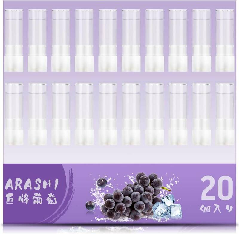 M4巨峰葡萄 ARASHI プルームテックプラス with2 互換 カートリッジ 巨峰葡萄 メンソール 20本 ploom tec