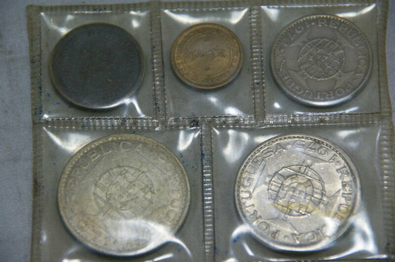 ポルトガル領マカオ コインセット 5パタカ銀貨含む
