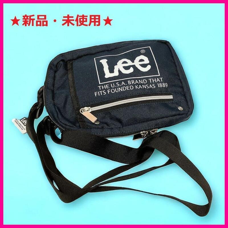 ☆新品☆ 【Lee】 ショルダーバッグ ポーチ ネイビー メンズ レディース ブランド