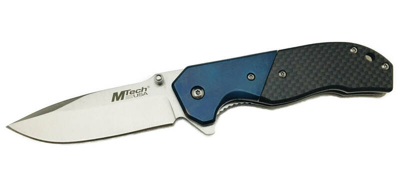 MTech USA　フォールディングナイフ　折りたたみナイフ　ベアリング搭載　スムーズオープン　ライナーロック　MT-1066BL
