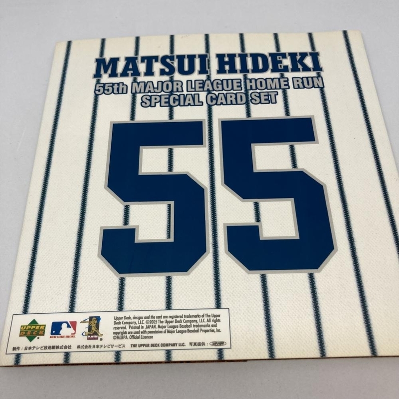 アッパーデック MATSUI HIDEKI 55th MAJOR LEAGUE HOME RUN SPECIAL CARD SET　【レターパックライト発送】　14183