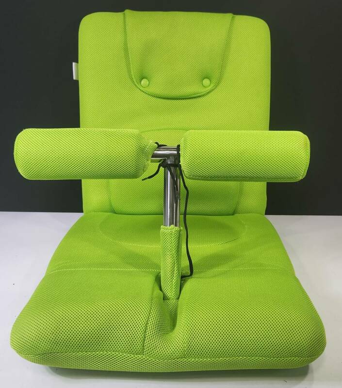 □MIZUNO ミズノ 腹筋くんライト ライトグリーン エクササイズ 筋トレ 座椅子 トレーニング健康器