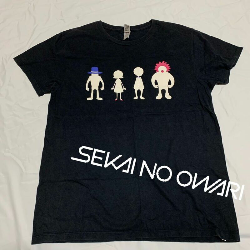 セカオワ ライブ 半袖 Tシャツ 世界の終わり SEKAI NO OWARI