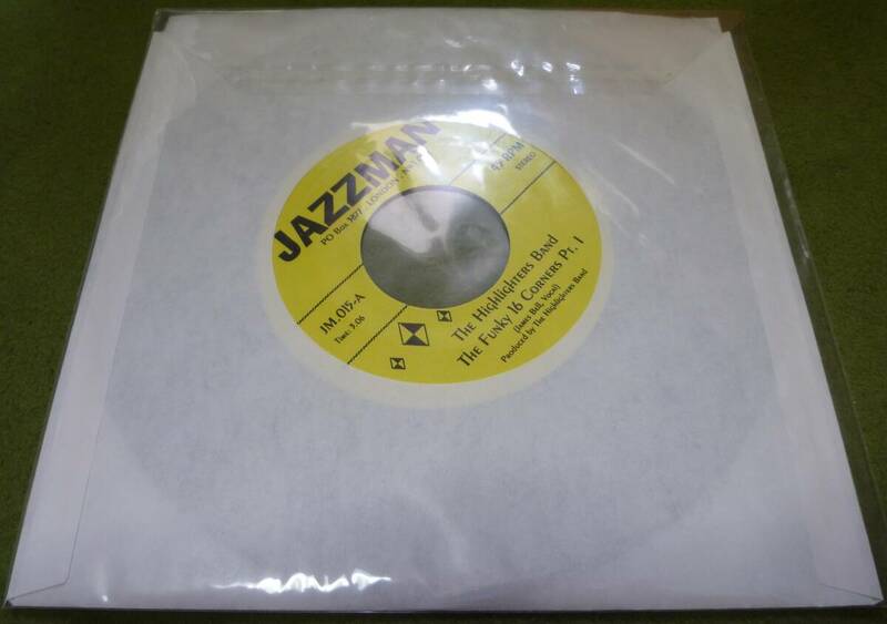 The Highlighters Band / The Funky 16 Corners Pt.1 & Pt.2 (7')　JAZZMAN