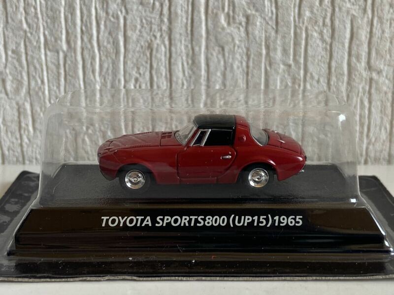 コナミ 1/64 トヨタ スポーツ800 UP15 1965 レッド KONAMI TOYOTA SPORT800