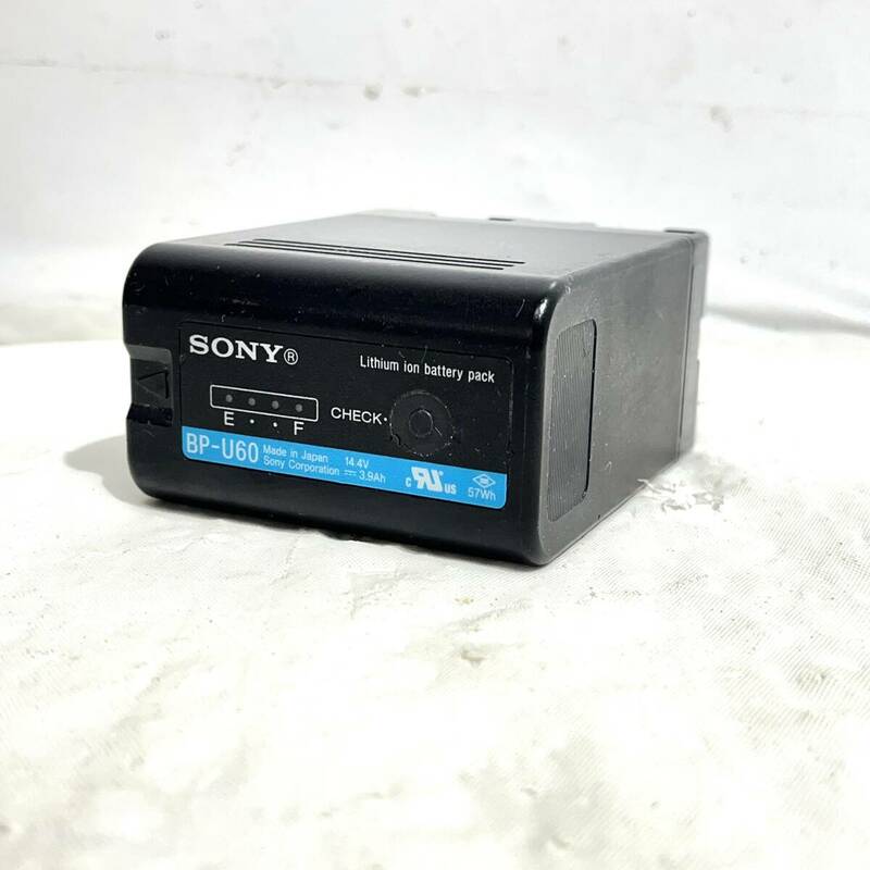 (志木)SONY/ソニー 純正 XDCAM ハンディカムコーダー用 リチウムイオンバッテリーパック BP-U60 通電確認済 カメラ (o)