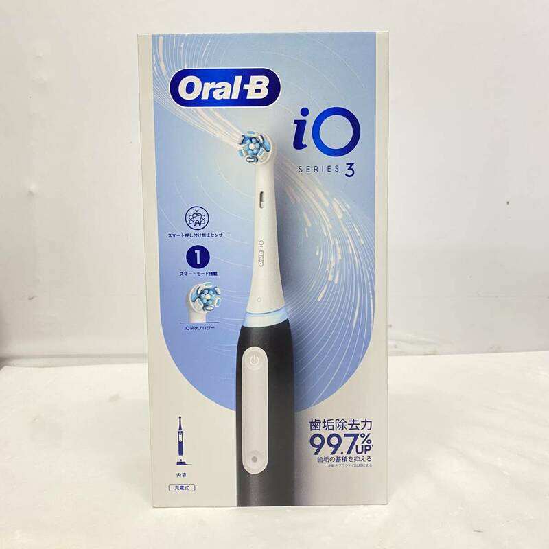 在4(志木) 未開封★BRAUN Oral-B 電動歯ブラシ ブラウン オーラルB iO3 マットブラック iOG3.1A6.0BK