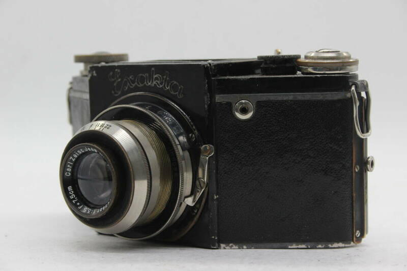 【訳あり品】 Exakta Carl Zeiss Jena Tessar 7.5cm F3.5 カメラ s8314
