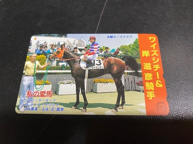 ワイズシチー/4歳未勝利優勝テレカ。