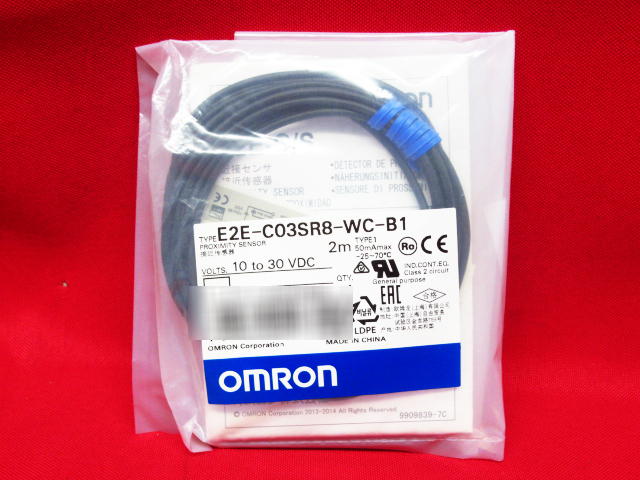 未開封品 OMRON オムロン E2E-C03SR8-WC-B1 2M 小径タイプ近接センサ（φ3、φ4、φ5.4、φ6.5、M4、M5） 管理6B0301G-YP
