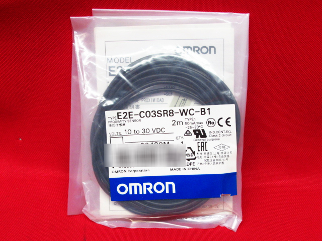 未開封品 OMRON オムロン E2E-C03SR8-WC-B1 2M 小径タイプ近接センサ（φ3、φ4、φ5.4、φ6.5、M4、M5） 管理6B0301I-YP