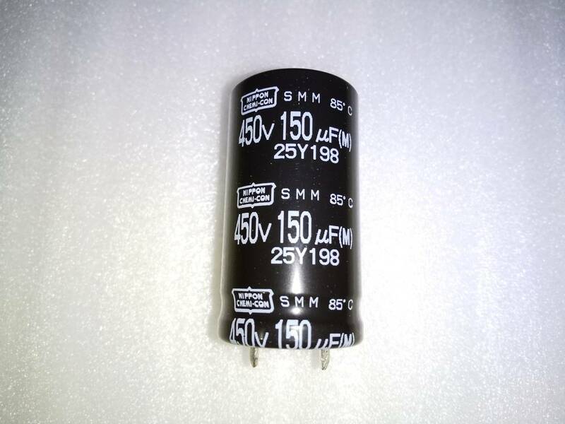 日本ケミコン　電解コンデンサー　450V　150μF　基板端子　01