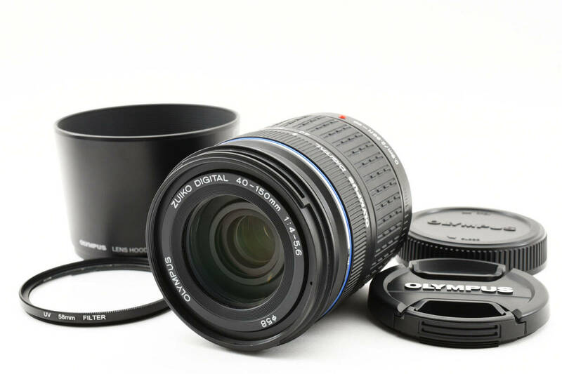 ★☆極上美品★ オリンパス ZUIKO DIGITAL ED 40-150mm F4.0-5.6 ★清潔感溢れる綺麗な外観！光学カビ、くもりなし！#240317