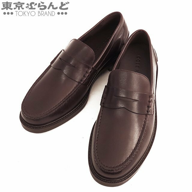 013009566 コールハーン COLE HAAN コインローファー C39397 ダークブラウン レザー 靴 シューズ 8 1/2 ローファー メンズ