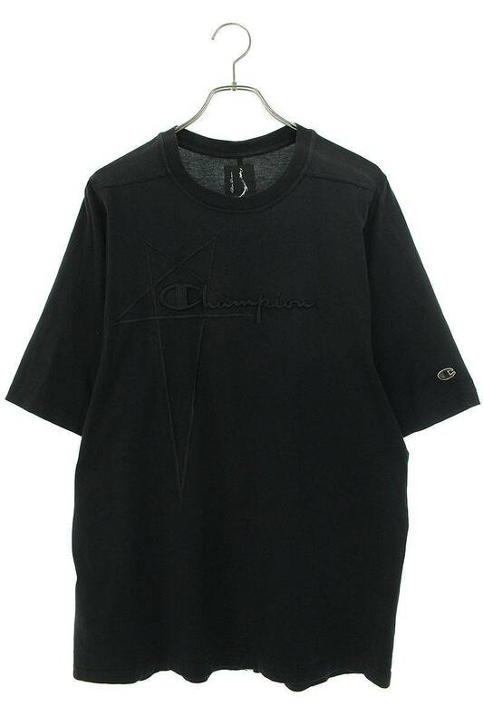 リックオウエンス Rick Owens チャンピオン CM21S0010 サイズ:S ロゴ刺繍Tシャツ 中古 BS99