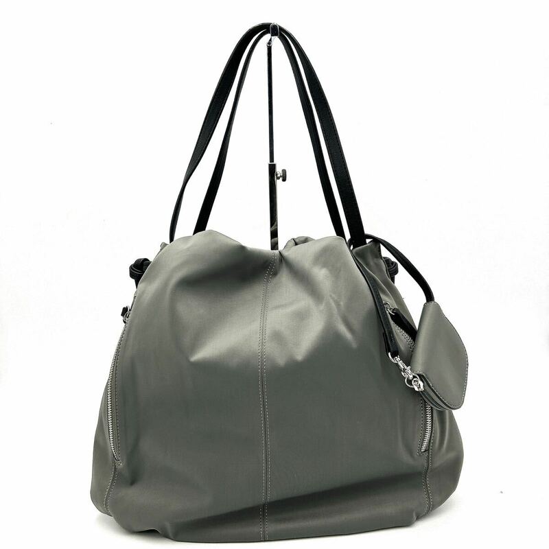 A @ 洗礼されたデザイン '人気モデル' LS SCENE エルエスシーン 高品質 サイドジップ付き トートバッグ 手提げ 肩掛け鞄 ハンドバッグ 