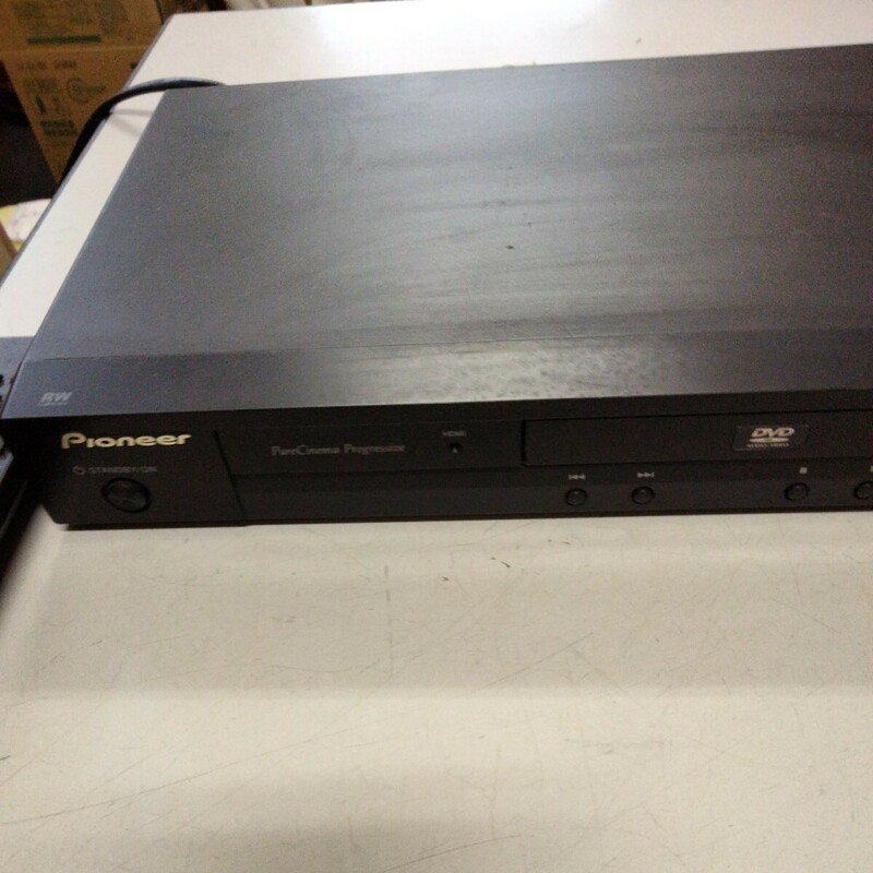  Pioneer パイオニア DV-610AV-K DVDプレーヤー 　リモコン付き　動作確認　美品　現状品