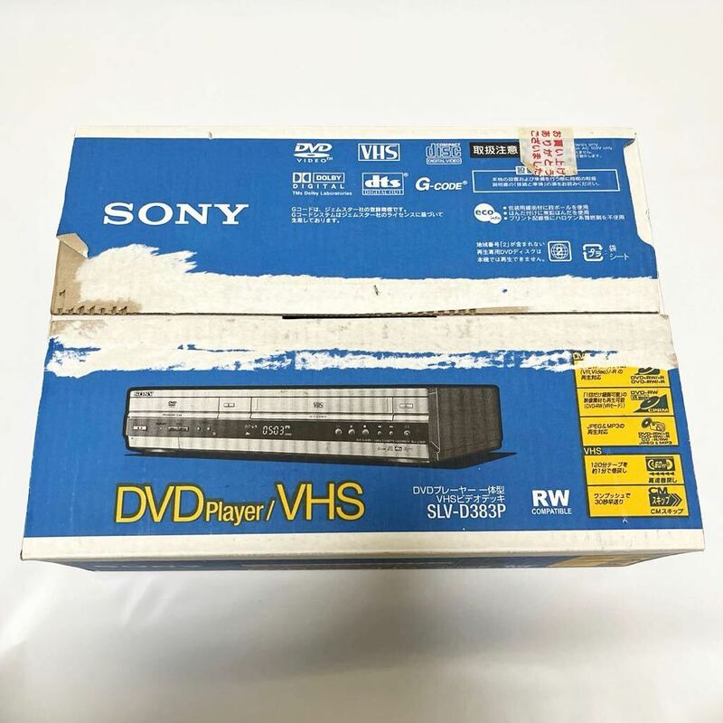 未使用品 SONY SLV-D383P DVD プレーヤー 一体型 VHSビデオデッキ